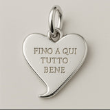 FINO A QUI TUTTO BENE: IL NOSTRO CUORE FATTO A MANO  - VERSIONE ARGENTO 925