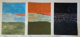 TRILOGIA ALBA TRAMONTO NOTTE - EDIZIONE LIMITATA artista Nino Tancredi Monteleone