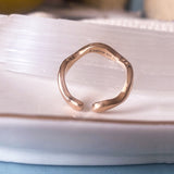 NOVITA' ANELLO UNICO  IN BRONZO ROSA -l'anello simbolo di forza e coraggio