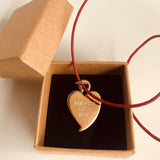 FINO A QUI TUTTO BENE: IL NOSTRO CUORE FATTO A MANO VERSIONE BRONZO ROSA