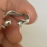 UNICO l'anello simbolo di forza e coraggio - versione argento 925 bianco
